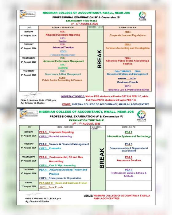 timetable